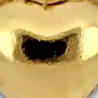 Kid's 1.5mm Cable Link 5 Heart Charm Bracelet in 14K Yellow Gold - 4.5 + 1" Ext.