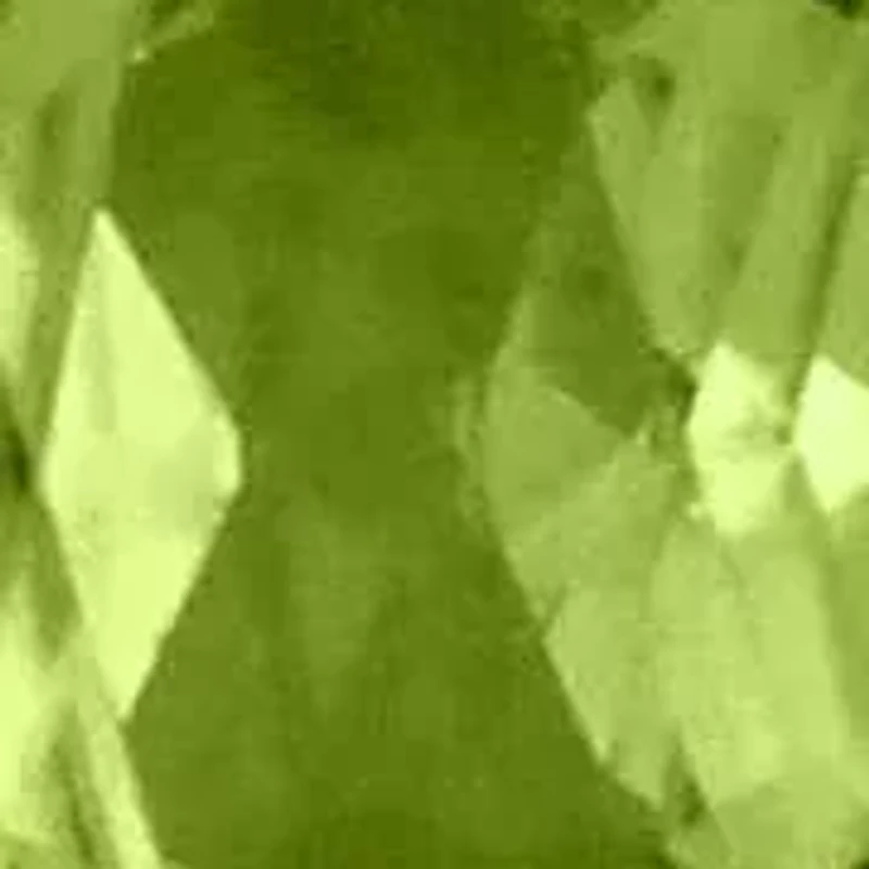 Peridot & White Topaz Earrings in Yellow Plated Sterling Silver