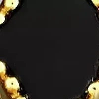 Black Agate Bracelet in Yellow Plated Sterling Silver - 7.25 in