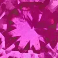 Lab Created Pink Sapphire Hoop Earrings in Yellow Plated Sterling Silver