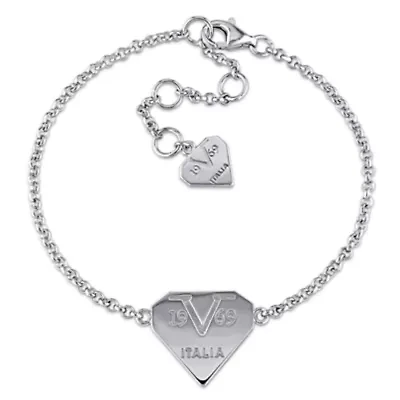 Charm Bracelet in Sterling Silver, 6"