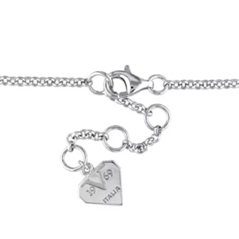 Charm Bracelet in Sterling Silver, 6"