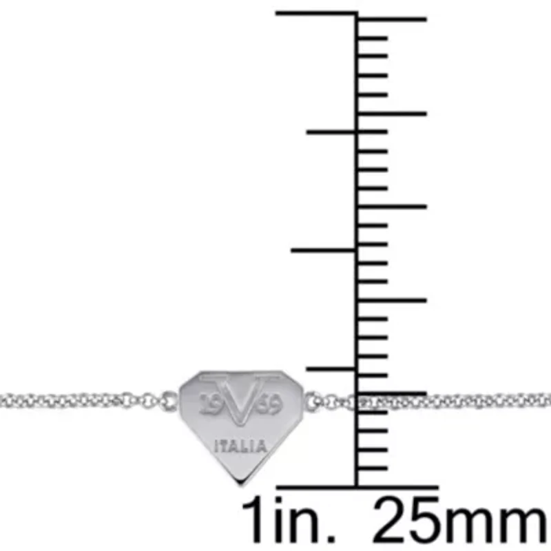 Charm Bracelet in Sterling Silver, 6"