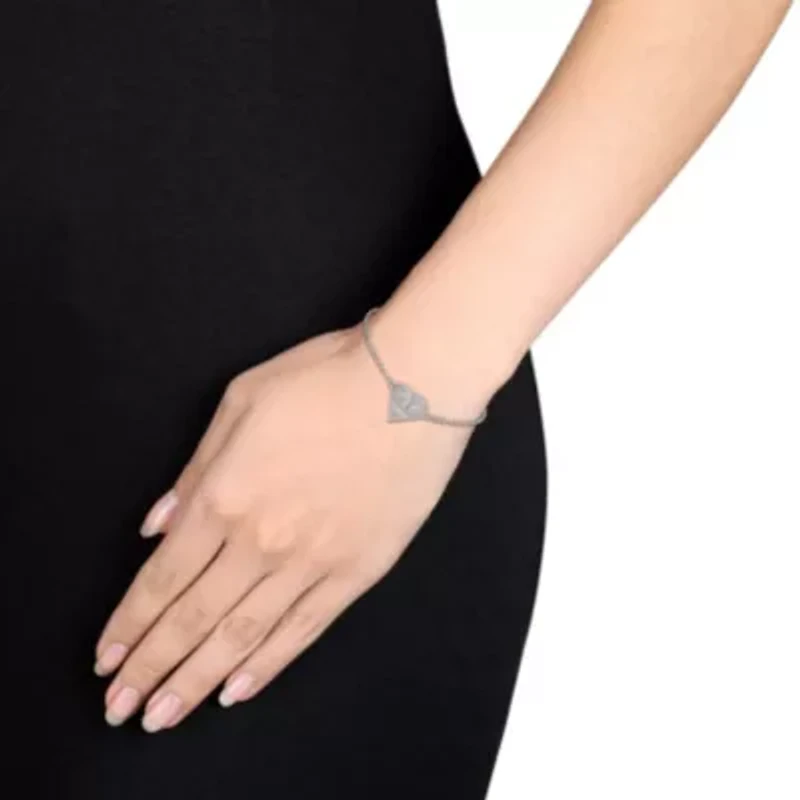 Charm Bracelet in Sterling Silver, 6"