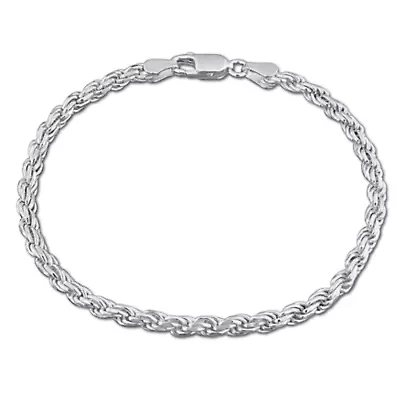 Chain Bracelet in Sterling Silver, 8"