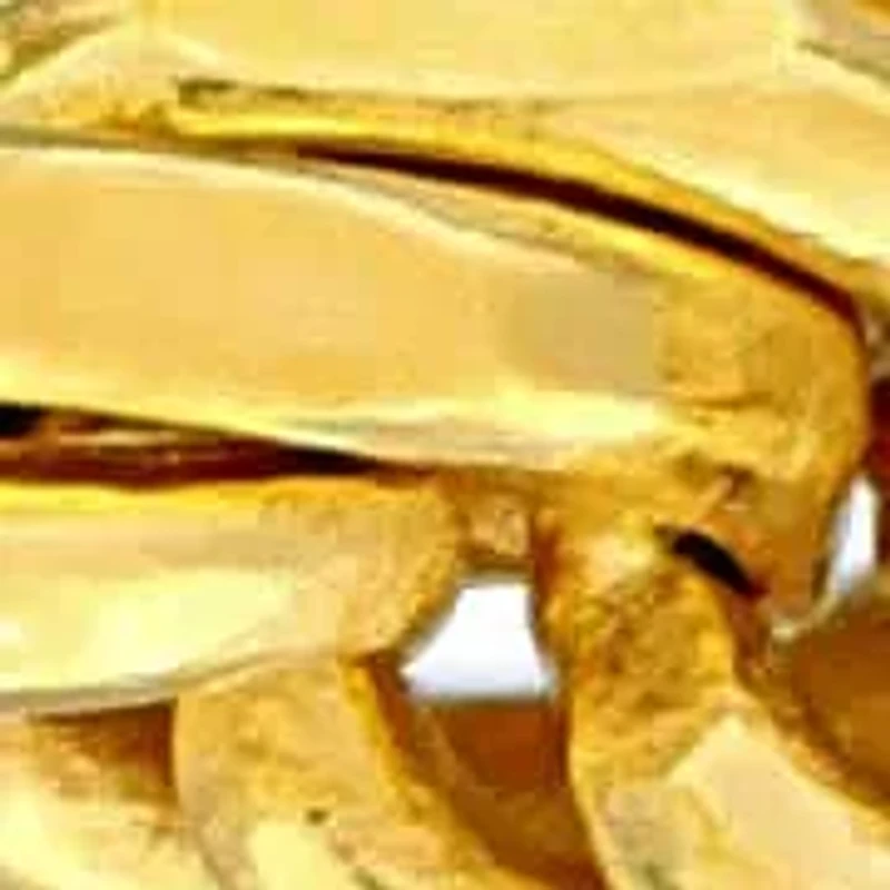 2.9mm Diamond Cut Rope Chain Necklace in Yellow Plated Sterling Silver, 20"