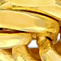 2.9mm Diamond Cut Rope Chain Necklace in Yellow Plated Sterling Silver, 20"