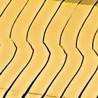 5.35mm Herringbone Bracelet in Yellow Plated Sterling Silver, 7.5"