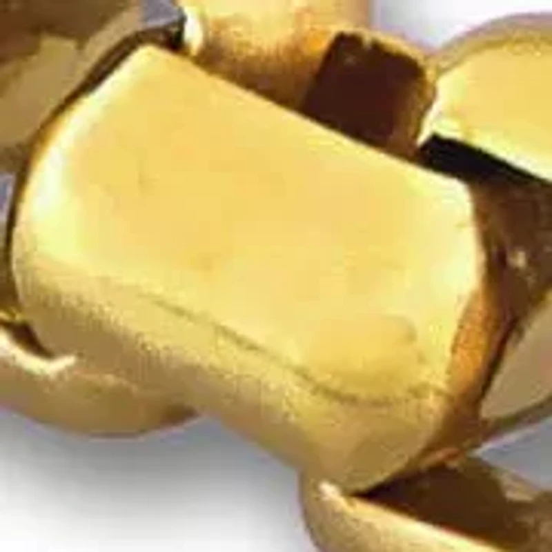 3.70mm Box Link Bracelet in Yellow Plated Sterling Silver, 7.5"