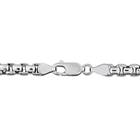 5.20mm Box Link Anklet in Sterling Silver, 9"