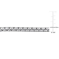 5.20mm Box Link Anklet in Sterling Silver, 9"