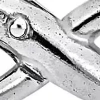 Ball Link Infinity Clasp Necklace and Anklet Set in Sterling Silver, 18"+9"