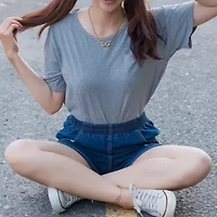 Paperclip Link Heart Clasp Necklace and Anklet Set in Rose Plated Sterling Silver, 18"+9"