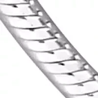 1.9mm Snake Chain Necklace and Bracelet Set in Sterling Silver, 18"+7.5"