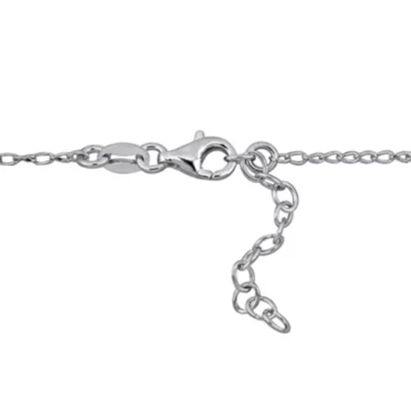 4.5mm Oval Link Chain Necklace in Sterling Silver, 15" + 1"