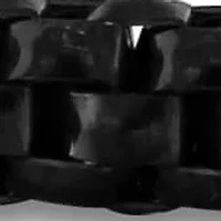 4mm Station Stretch Bracelet in Black Rhodium Plated Sterling Silver, 8"