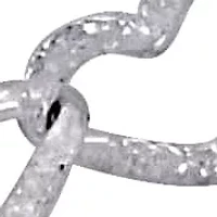 4.5mm Heart Link Necklace in Sterling Silver, 16.5 + 1.5 Ext.