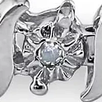 Diamond Bracelet in 10k White Gold - 7 in