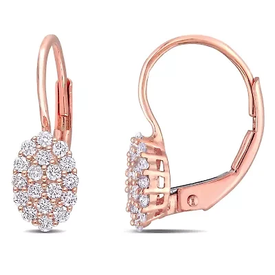 Diamond Earrings in 14K Rose Gold