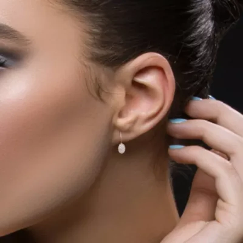Diamond Earrings in 14K Rose Gold