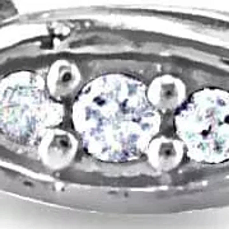 Diamond Bracelet in Sterling Silver - 7.25 in