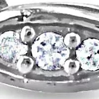 Diamond Bracelet in Sterling Silver - 7.25 in