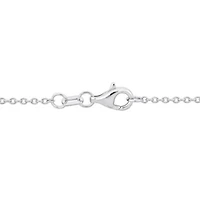 Diamond Necklace in 14k White Gold- 16 in