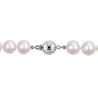9- 10mm Freshwater Cultured Pearl Bracelet in Sterling Silver - 7.5 in