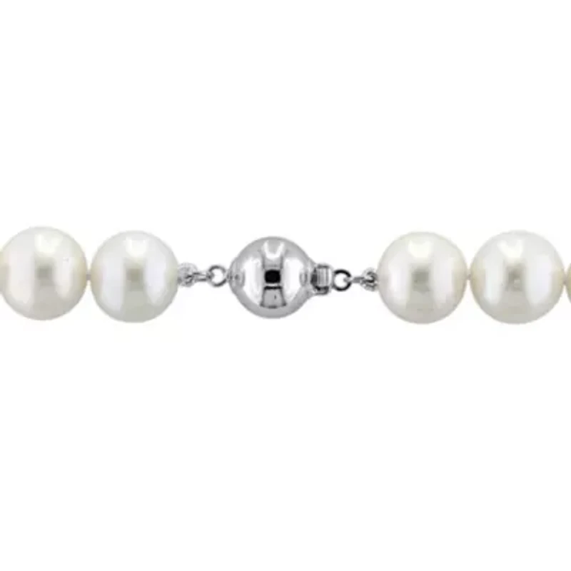 10- 11mm Freshwater Cultured Pearl Bracelet in Sterling Silver - 7.5 in