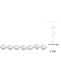5-5.5mm Freshwater Cultured Pearl Bracelet in Sterling Silver - 7.5 in