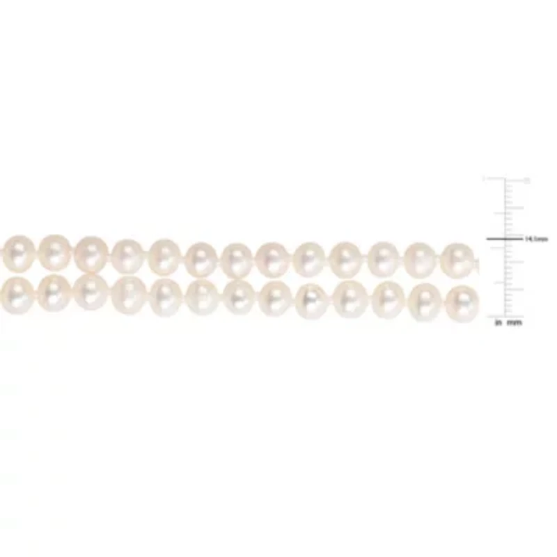 6.5-7mm Freshwater Cultured Pearl Endless Necklace in Sterling Silver - 64 in