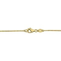 Multi-Gemstone Necklace in 14k Yellow Gold- 18 in