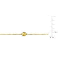 Multi-Gemstone Necklace in 14k Yellow Gold- 18 in