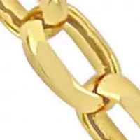 2.2mm Diamond Cut Oval Rolo Link Chain Necklace in 10K Yellow Gold, 24"