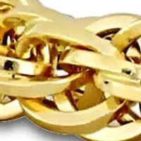 4mm Infinity Rope Chain Anklet in 14K Yellow Gold, 9"