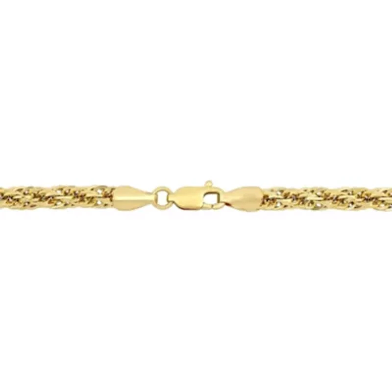 4mm Infinity Rope Chain Anklet in 14K Yellow Gold, 9"