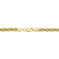 4mm Infinity Rope Chain Anklet in 14K Yellow Gold, 9"