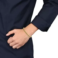 6mm Infinity Rope Chain Bracelet in 14K Yellow Gold, 9"