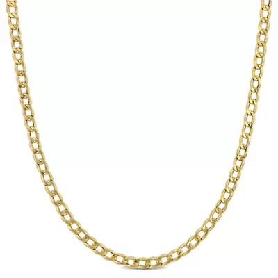 Curb-Link Chain Necklace in 10K Yellow Gold, 18"