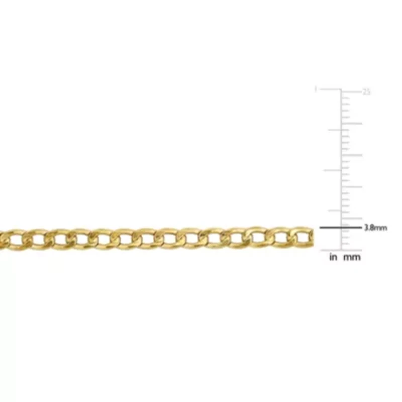 Curb-Link Chain Necklace in 10K Yellow Gold, 18"