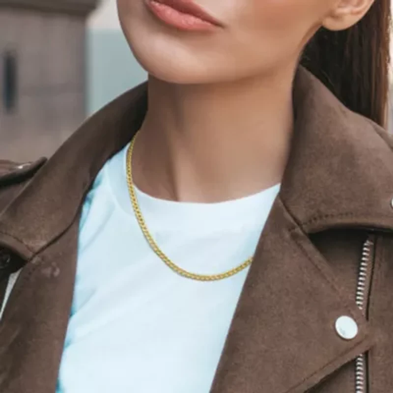 Curb-Link Chain Necklace in 10K Yellow Gold, 18"