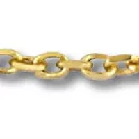 Diamond Cut Cable Chain Bracelet in 14K Yellow Gold, 7.5"