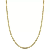 2mm Valentino Star Chain Necklace in 10K Yellow Gold, 24"