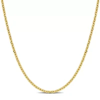 1mm Diamond-Cut Cable Chain Necklace in 14K Yellow Gold, 18"