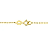 1mm Diamond-Cut Cable Chain Necklace in 14K Yellow Gold, 18"
