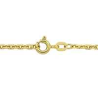 2.2mm Diamond-Cut Cable Chain Necklace in 14K Yellow Gold, 20"
