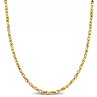 1.2 mm Diamond-Cut Cable Chain Necklace in 14K Yellow Gold, 18"