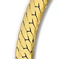 2-Piece Set of 2 mm Herringbone Chain Necklace & Anklet 10K Yellow Gold