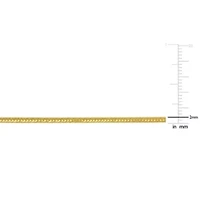 2-Piece Set of 2 mm Herringbone Chain Necklace & Anklet 10K Yellow Gold