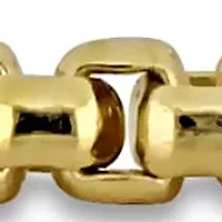 4.2mm Hollow Round Box Link Chain Bracelet in 10K Yellow Gold, 9"